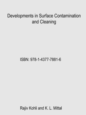 cover image of Developments in Surface Contamination and Cleaning, Volume 5